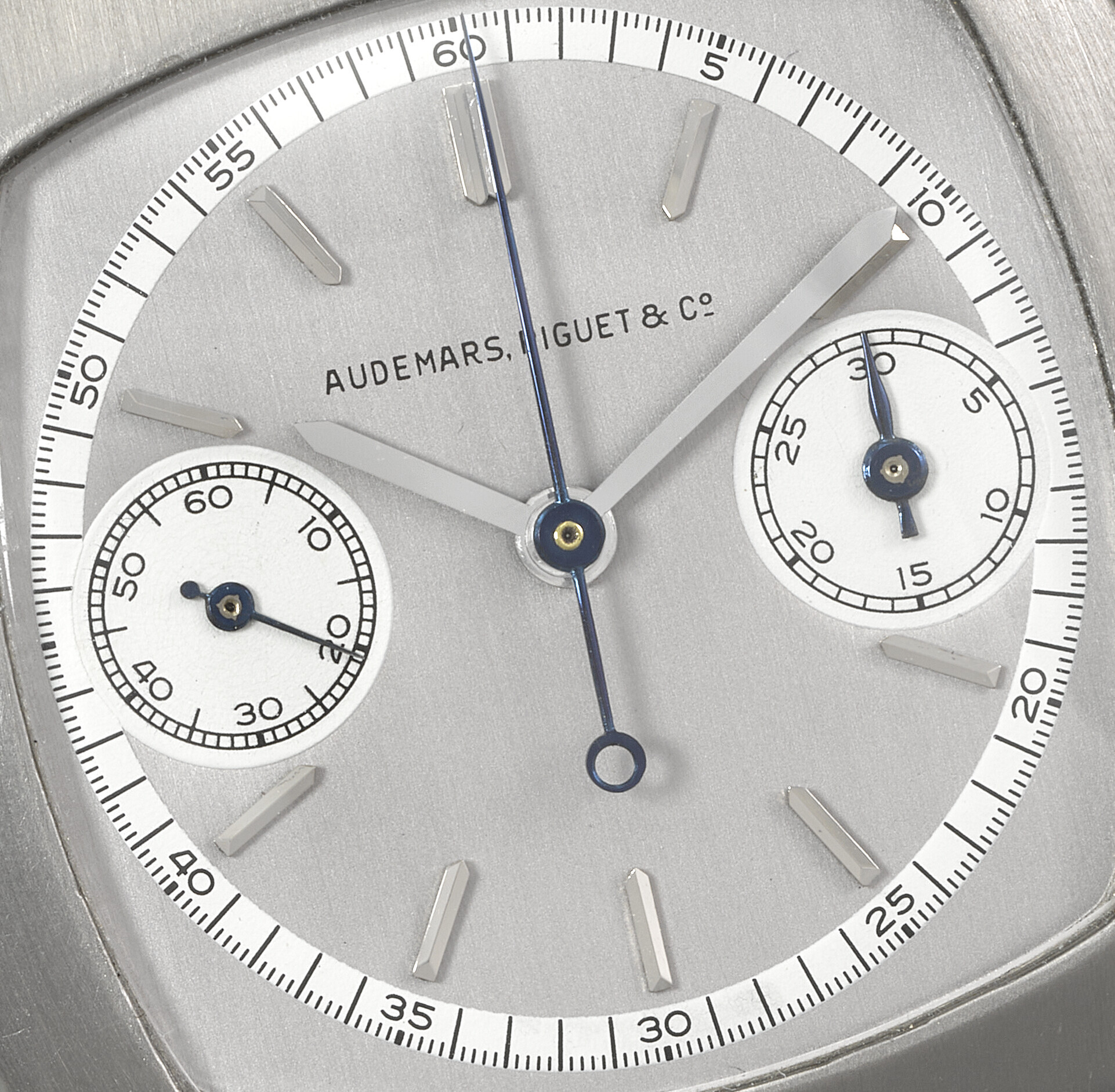 AudemarsPiguet, monopusher, chronograph, vintage, platinum, Geneva, 拍賣, 愛彼, 古董錶, 單按把