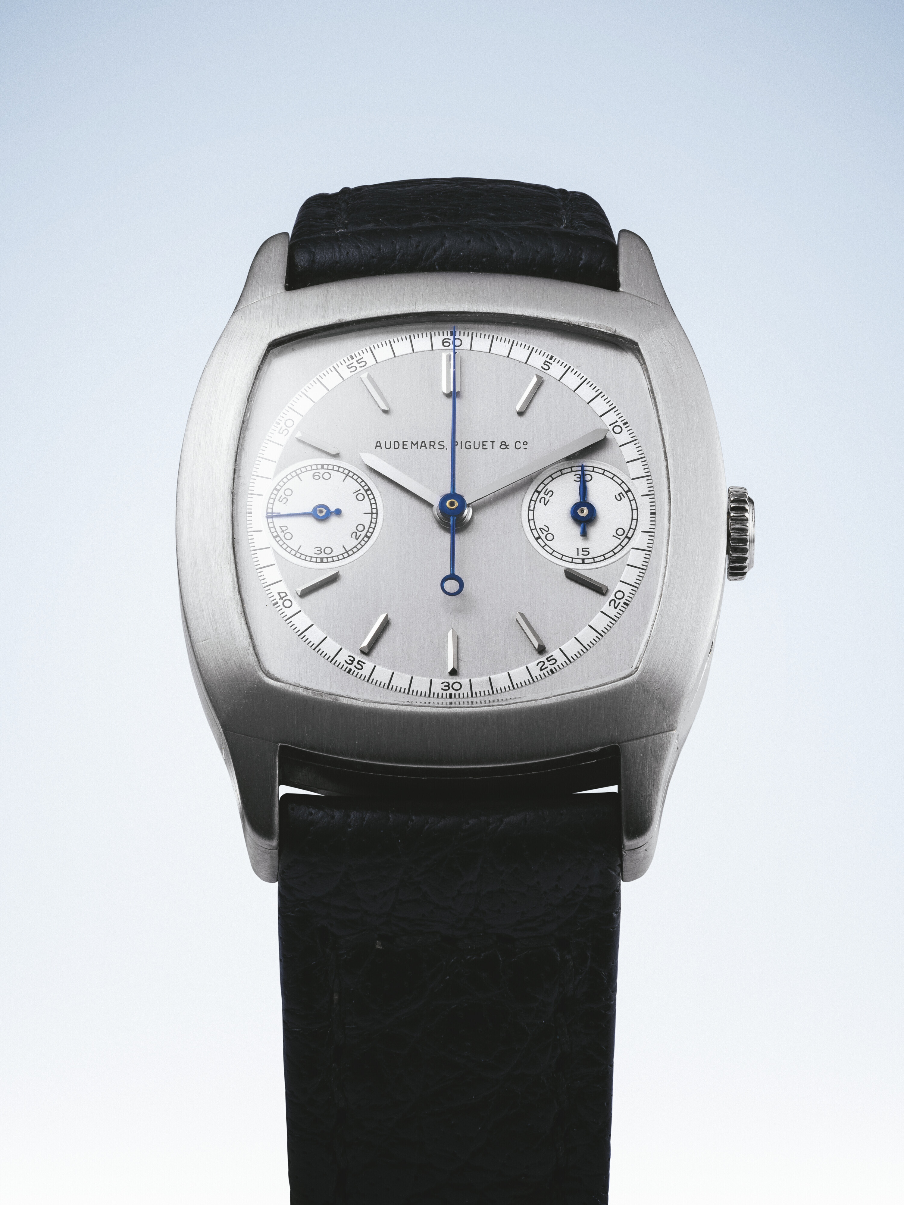 AudemarsPiguet, monopusher, chronograph, vintage, platinum, Geneva, 拍賣, 愛彼, 古董錶, 單按把