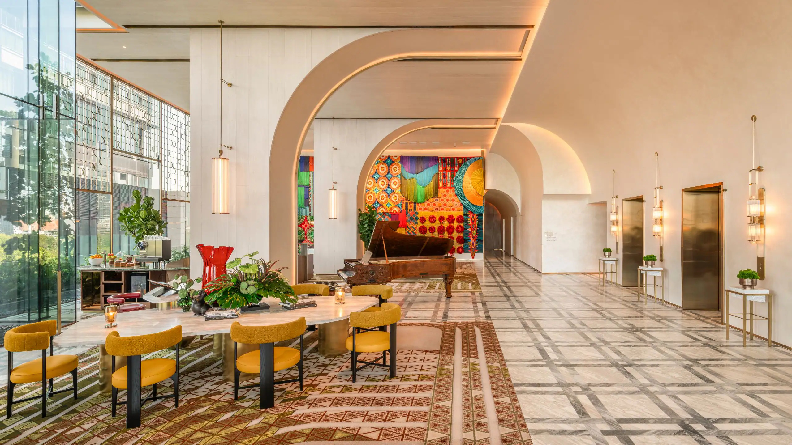 PIA Interior操刀Andaz One Bangkok，泰式藝術與自然綠意的當代詮釋