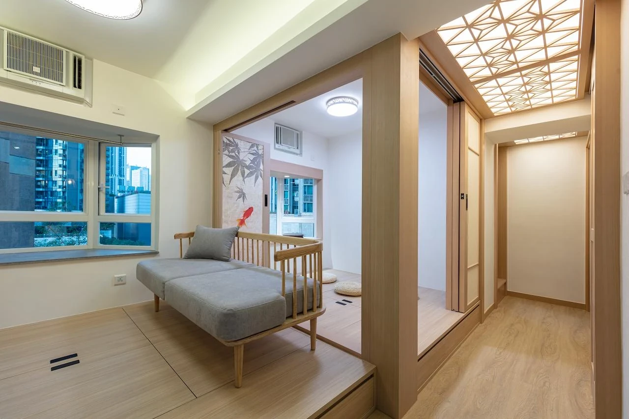 荃灣720呎單位運用色彩及物料，打造富活力的簡約日系風 - Image 2