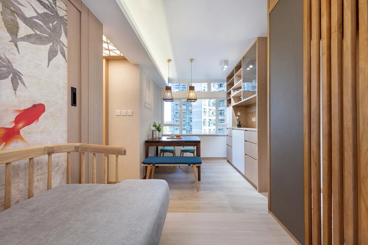 荃灣720呎單位運用色彩及物料，打造富活力的簡約日系風 - Image 8